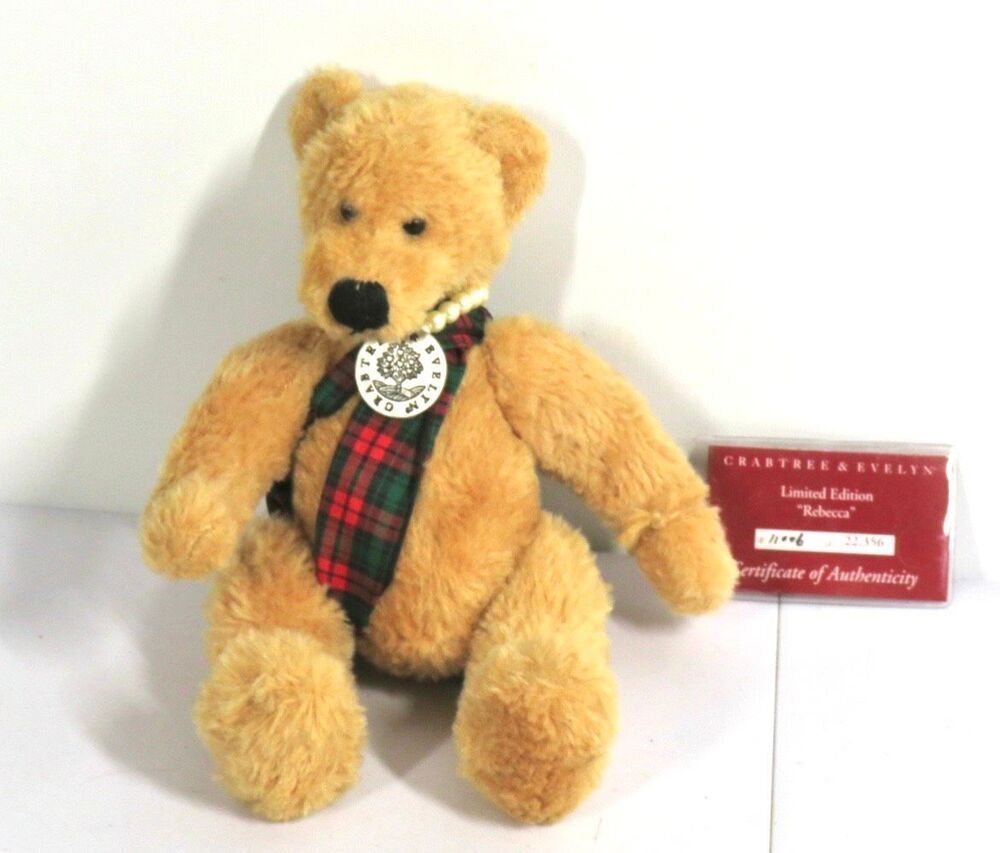 Crabtree & Evelyn Limited Edition REBECCA Russ Collectible Bear